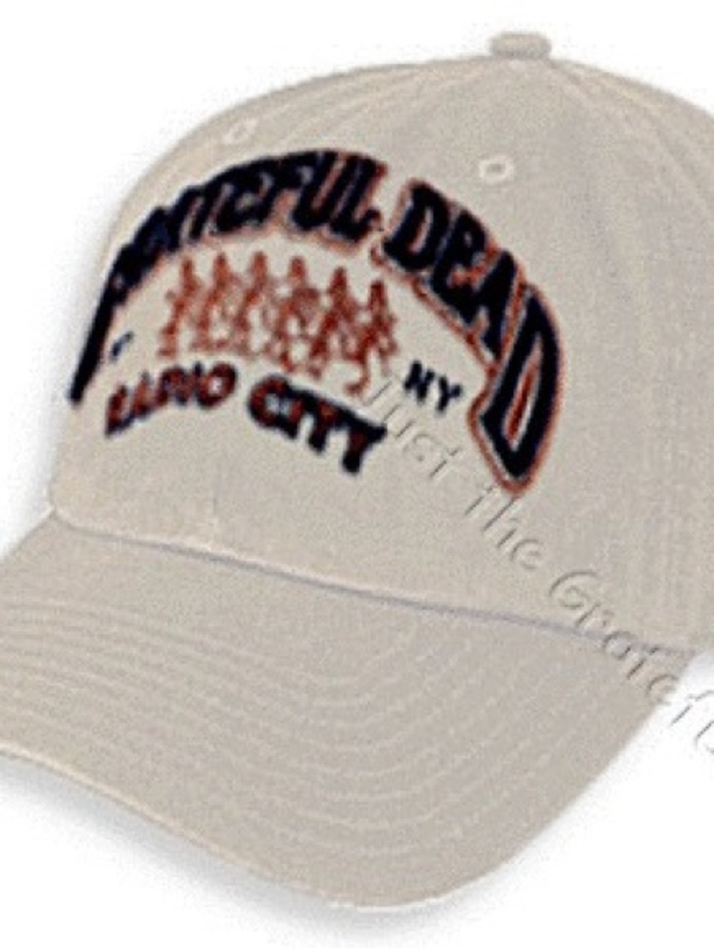Liquid Blue Cream Grateful Dead Embroidered Baseball Cap